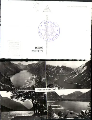 665291,Mehrbild Ak Plansee Breitenwang