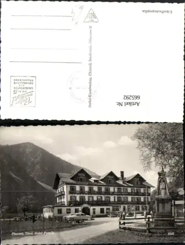 665292,Foto Ak Plansee Hotel Forelle Breitenwang Brunnen