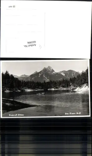 665996,Foto Ak Reutte i. Tirol Urisee Ruderboot