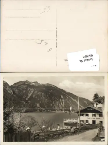 666693,Foto-AK Gasthaus Pension Alpenhof Haller am Haldensee Nesselwängle