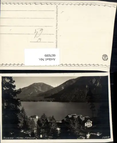 667699,Foto Ak Hotel Forelle Plansee Breitenwang