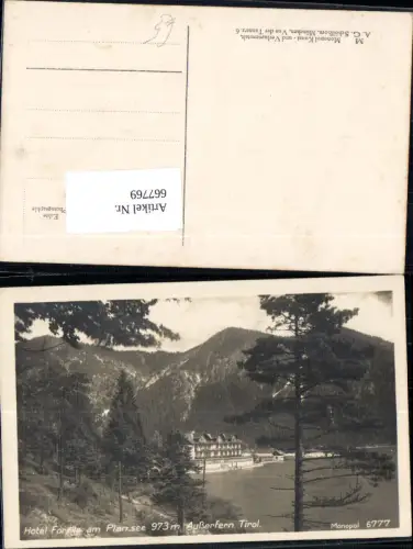 667769,Foto Ak Breitenwang Hotel Forelle a. Plansee Außerfern
