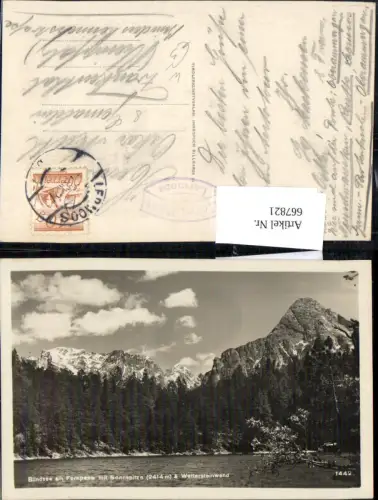667821,Biberwier Blindsee a. Fernpass mit Sonnspitze Wettersteinwand