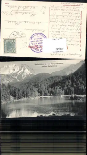 668543,Biberwier Weißensee Weissensee a. d. Fernpassstrasse geg. Marienberg