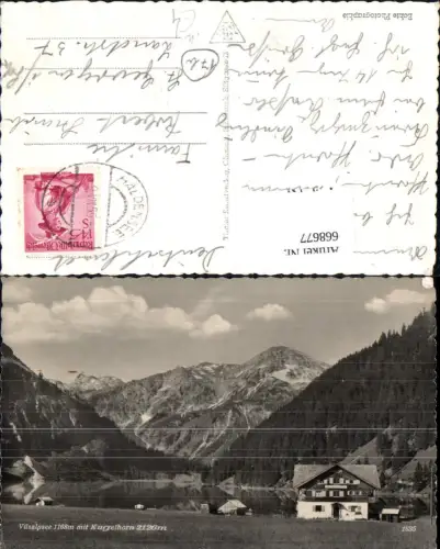 668677,Foto Ak Tannheim Vilsalpsee m. Kugelhorn