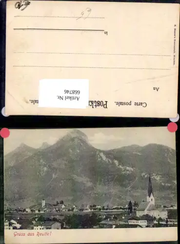 668746,Gruss a. Reutte i. Tirol