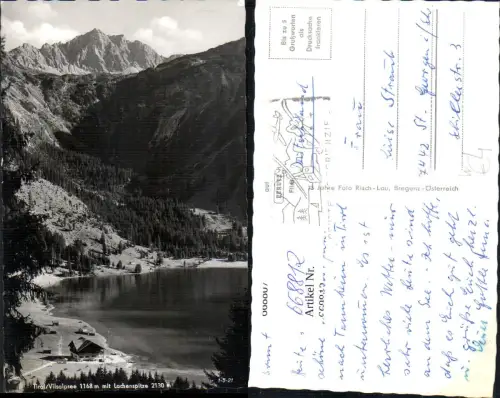 668812,Foto Ak Tannheim Vilsalpsee mit Lachenspitze