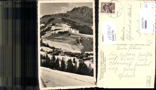 668832,Foto Ak Jungholz i. Tirol Sorgschroffen Winteransicht