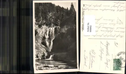 668892,Foto Ak Breitenwang Reutte Grosser Stuibenfall Ausserfern Bahnpost 289 Reutte