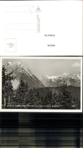 669246,Foto Ak Berwang Gschwendhof Gschwendkopfhütte geg. Hohe Munde Zugspitze