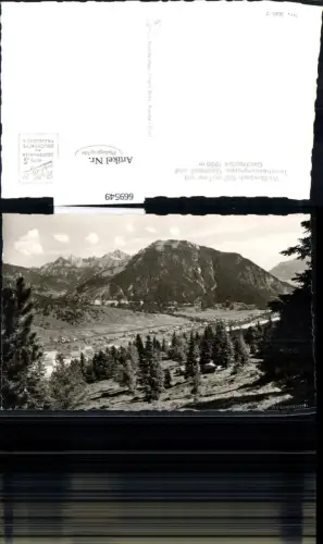 669549,Foto Ak Weißenbach am Lech mit Tannheimergruppe Gaichtpaß u. Gaichtspitze