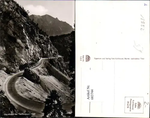 683744 Gaichtpaß bei Weißenbach Tirol