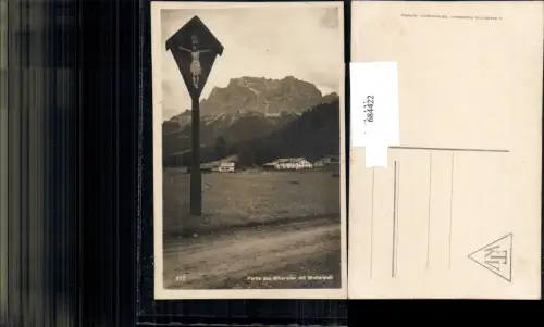 684422 Partie aus Biberwier Marterl Wegkreuz Kreuz
