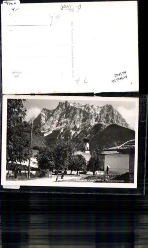 685842 Ehrwald m. Zugspitze Straßenansicht