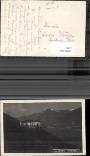 75054,Schloss Tratzberg bei Jenbach Ansicht 1921