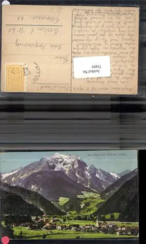 75691,Mayrhofen im Zillertal Totale 1924 pub Purger Co 12727