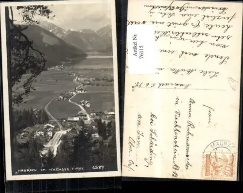 76115,Maurach a. Achensee Totale 1924