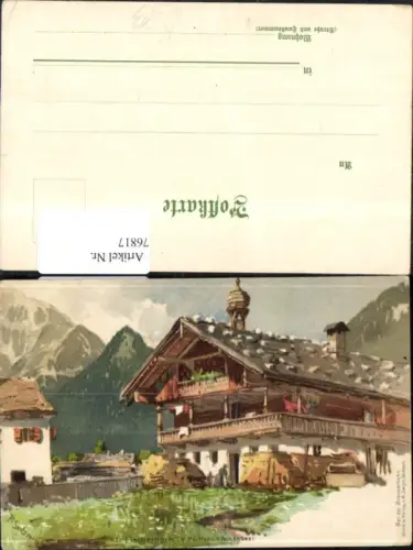 76817,Fischerhaus i d Pertisau Achensee sign P Schmoh