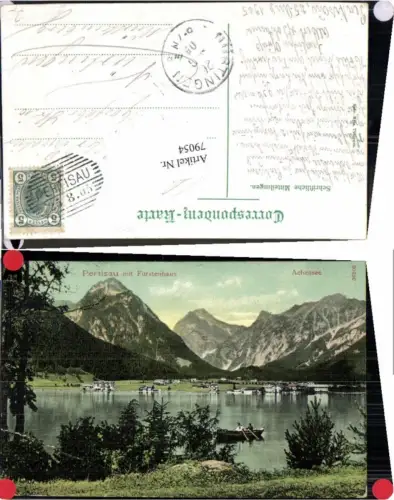 79054,Pertisau m. Fürstenhaus Achensee Boot 1905