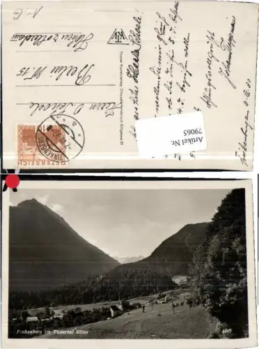 79065,Finkenberg im Zillertal 1930 pub KTV 4895