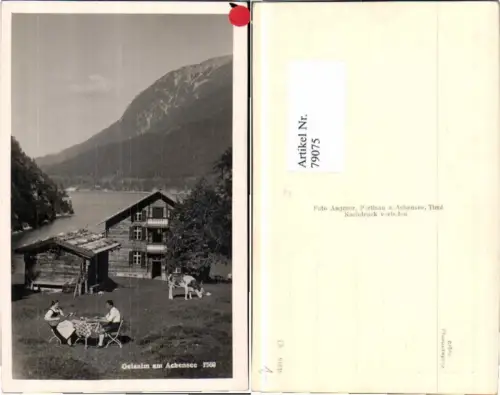 79075,Geisalm am Achensee Leute m. Kuh