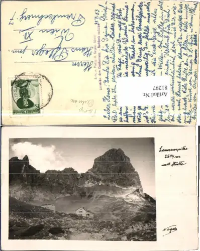 81297,Lamsenspitze m. Lamsenhütte Vomp Pertisau