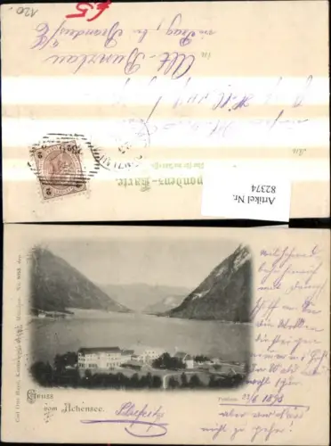 82374,Gruss v. Achensee Pertisau 1899
