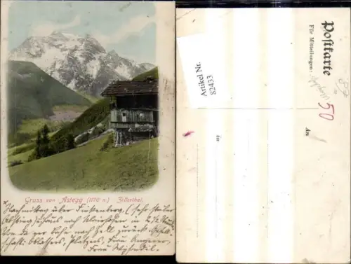 82433,Gruss a. Astegg Zillerthal Zillertal Mayrhofen
