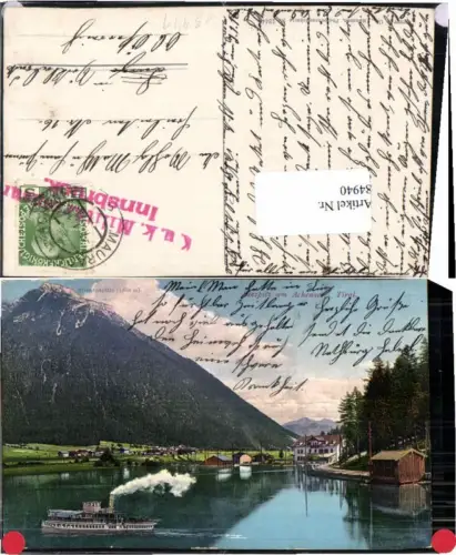 84940,Seespitz Achensee Pertisau Dampfer Purger Co 13441