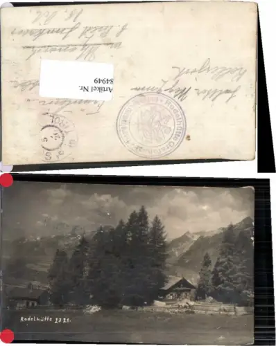 84949,FotoAK Rodelhütte b. Schwaz RAR 1920