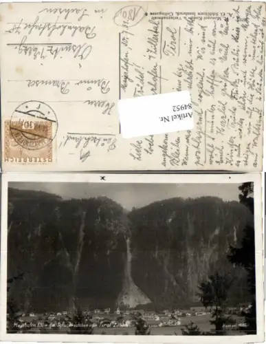84952,Mayrhofen im Zillertal 1931