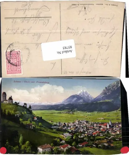 85785,Schwaz in Tirol m. Freundsberg Purger Co 13203