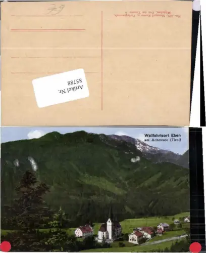 85788,Eben am Achensee 1915 Tolle COLOR
