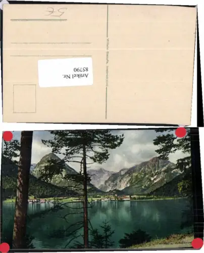 85790,Pertisau am Achensee Wegpartie COLOR 1915