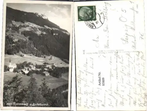 85809,Finkenberg im Zillertal Ortsansicht 1937