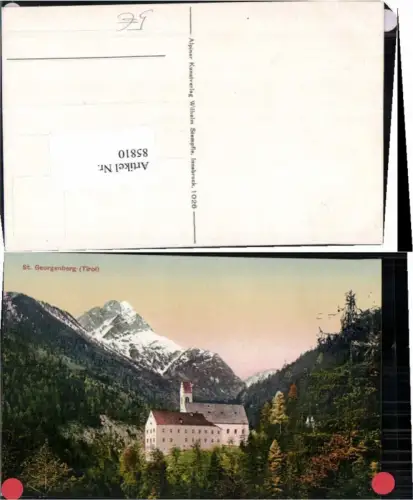 85810,St Georgenberg b. Schwaz COLOR 1915