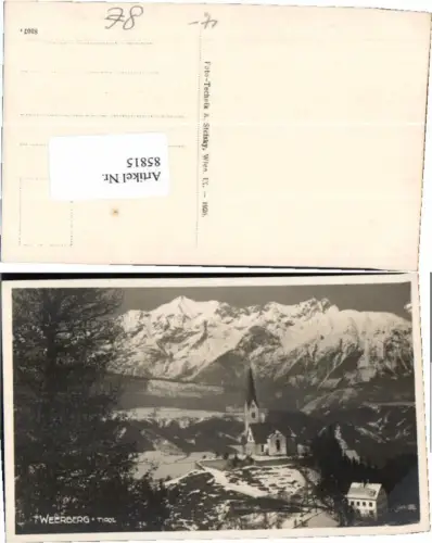 85815,Weerberg in Tirol Winteransicht 1926