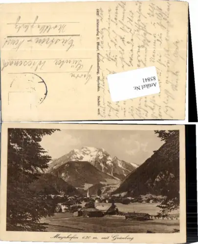 85841,Mayrhofen im Zillertal Grünberg 1925