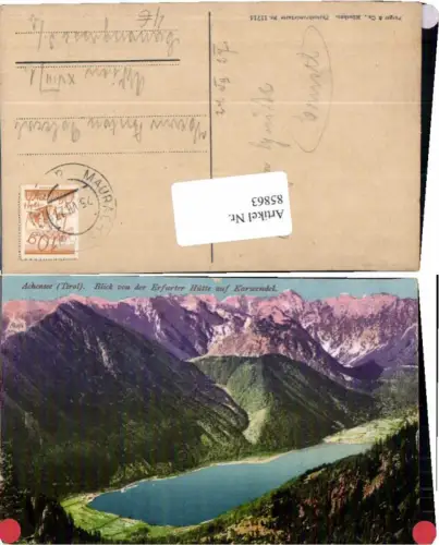 85863,Achensee Pertisau v. Erfurter Hütte Purger Co 11714