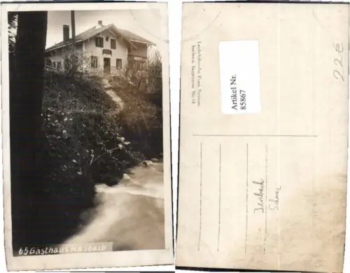 85867,Gasthaus Kasbach bei Jenbach Schwaz RAR