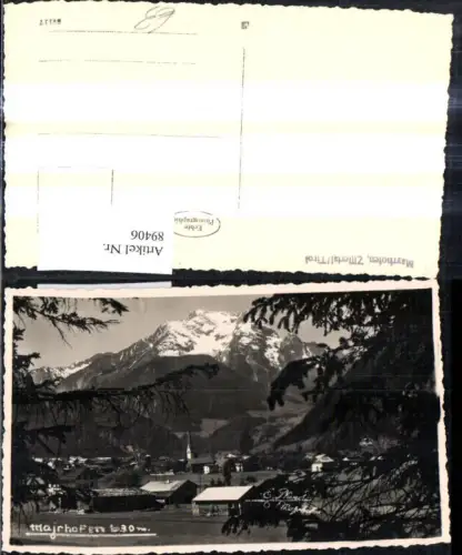 89406,Foto Ak Mairhofen Mayrhofen i. Zillertal