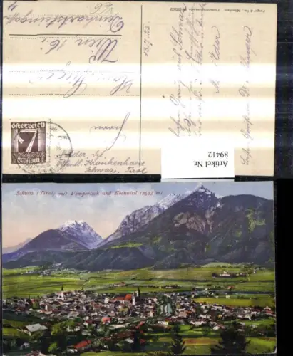 89412,Schwaz m. Vomperloch u. Hochnissl Totale pub Purger Co 13202