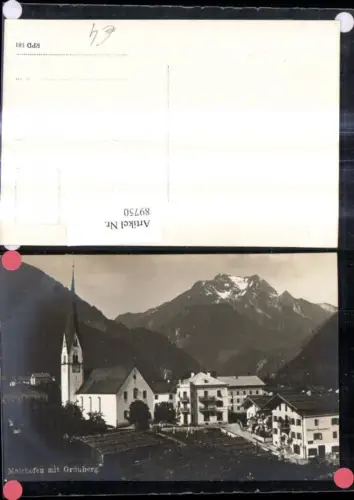 89750,Foto Ak Mairhofen Mayrhofen m. Grünberg Zillertal