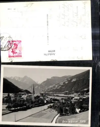 89799,Foto Ak Zell a. Ziller Totale