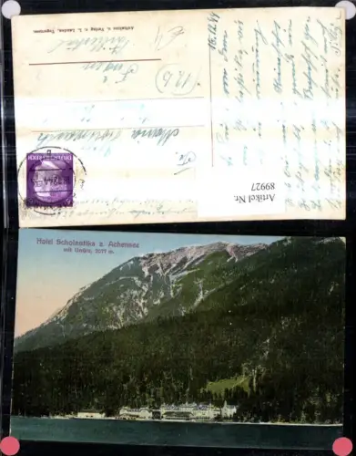 89927,Hotel Scholastika a. Achensee m. Unütz
