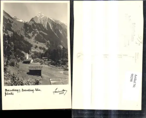 90298,Foto Ak Brandberg g. Brandberg-Kolm Zillertal pub Hruschka 253