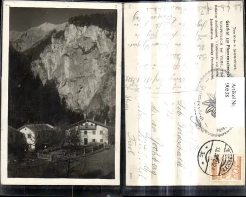 90538,Gasthof z. Pfannenschmiede Vomperloch b. Vomp