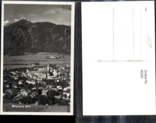 90592,Foto Ak Schwaz Totale