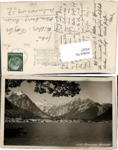 93267,Achensee Pertisau Eben 1935