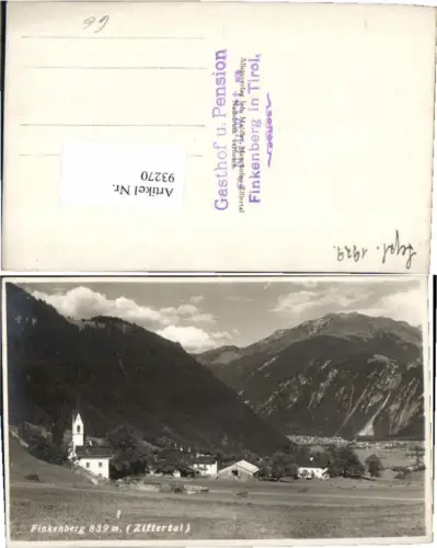 93270,Finkenberg in Tirol Zillertal